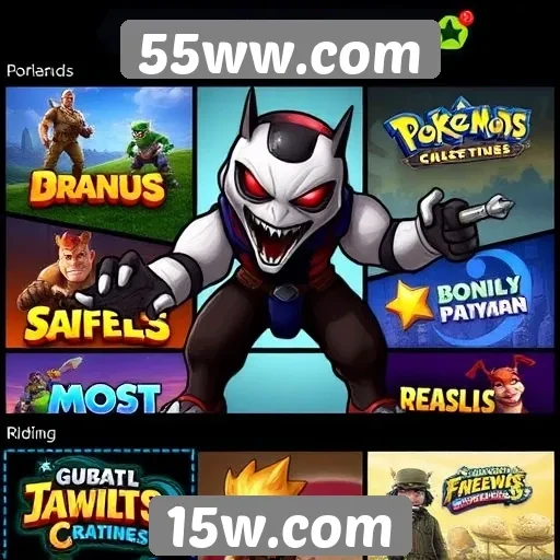 Análise das principais categorias de jogos no 55ww com